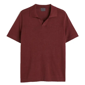 Blank Logo Custom Short Sleeve Men's T Shirt <b>Tshirt</b> 100% Cotton <b>Plain</b> Golf Polo Shirts Breathable - Product Image 5