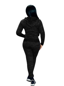 Sudadera con Capucha Afan, Transpirable, Ecológica, 100% Algodón, Color Sólido, Manga Larga, Tejido de Felpa, Estilo Urbano Informal, con Cordón Ajustable - Product Image 3