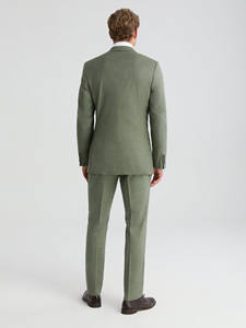 Costume Homme Vert Clair Sur Mesure, Vente en Gros, Élégance Moderne à Simple Boutonnage, Ensemble 2 Pièces de Haute Qualité à Prix Raisonnable - Product Image 2