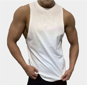 Camisetas sin mangas de gimnasio al por mayor de alta calidad para hombre, con diseños de iconos similares, lo último en estampados personalizados por transferencia térmica a un precio razonable. - Product Image 3