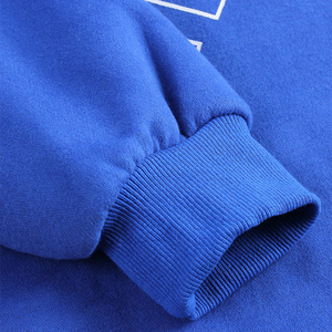 Sudadera con Capucha Azul para Hombre, Venta al Por Mayor de Fábrica, Estilo Deportivo, Ecológica, Transpirable, 100% Algodón, Ropa Térmica - Product Image 5