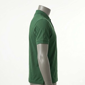 เสื้อโปโลผู้ชายสีเขียวป่า ทรงตรง คุณภาพสูง ระบายอากาศได้ดี ป้องกันรอยยับ รับสกรีนโลโก้ ขายส่ง - Product Image 5