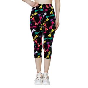 Leggings pour femmes à taille haute, élastiques, pleine longueur, couleur personnalisée, respirants, en spandex/polyester, pour la salle de sport, la remise en forme, l'été - Product Image 6