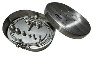 Ensemble complet d'instruments de chirurgie vasculaire Nabatoff en acier inoxydable, certifié ISO13485, réutilisable, pour les varices - Product Image 6