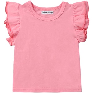 Survêtement bébé 100% coton, 160 g/m², tricoté, couleur unie, coloré, col rond, col en V imprimé, décontracté, fournisseur du Bangladesh. - Product Image 1