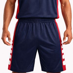 Ensemble d'uniformes de basketball personnalisés de haute qualité pour hommes, respirant, grandes tailles, maillot et short sublimés, taille élastique, 100 % polyester, séchage rapide - Product Image 4