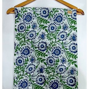 Tela de Algodón Cambray Estampada a Bloques 60x60, Tela de Algodón con Estampado Tradicional Jaipuri - Product Image 4