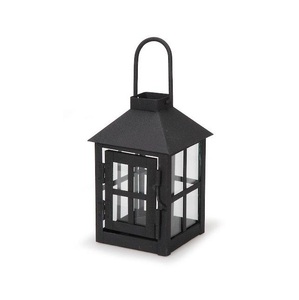 Best Selling Metal & Glass <b>Lantern</b> With Matt <b>Black</b> Finish Metal Candle <b>Lanterns</b> for Outdoor & Home Decor Handmade - Product Image 3