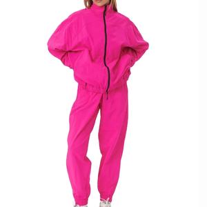 Nouvel arrivage : Ensemble coupe-vent deux pièces pour femme – Survêtements coupe-vent pour femme en gros avec couleurs, tailles et logo personnalisables - Product Image 3