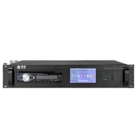 HuiDu IP-17CD Reproductor de CD con Red IP, Sistema de MP3, Sistema de Sonido PA, Amplificador Digital Profesional con Pantalla Táctil para Escuelas