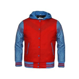 Unisex Blank Varsity Letterman <b>Jacket</b> Women Custom Logo Deep Pocket Winter <b>White</b> Heavyweight Wool Letterman <b>Jacket</b> for <b>Men</b> - Product Image 1