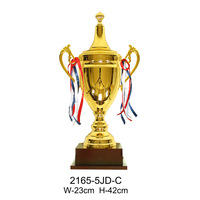 57cm 48cmm42cm Trophée en métal en gros Économie Grand Prix Médailles et trophées d'escrime pas cher Trophées de cyclisme avec socle en bois