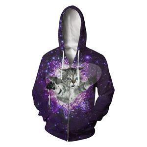 เสื้อฮู้ดมีซิปสำหรับผู้ชายและผู้หญิงเสื้อมีฮู้ดแบบซิป100% โพลีเอสเตอร์เสื้อมีฮู้ดเข้ารูปโอเวอร์ไซส์ - Product Image 1