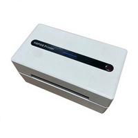 Printer Label Pengiriman Termal HS-K38 4x6 Blue Tooth 110mm Mesin Stiker Barcode untuk Shopify EBay UPS FedEx 180mm/s