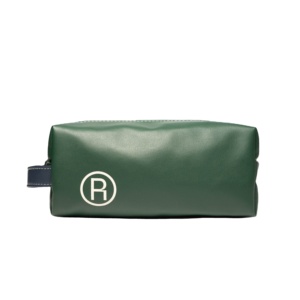 กระเป๋าเครื่องสําอางผู้ชายหนัง PU ป้องกันการสาดปรับแต่งด้วยโลโก้ - Product Image 1