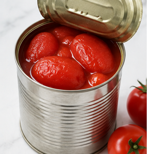 Tomates enteros pelados enlatados a granel para pizza, salsa de pasta, base para sopa, guisos, procesamiento de alimentos, servicio de catering y suministro. - Product Image 3