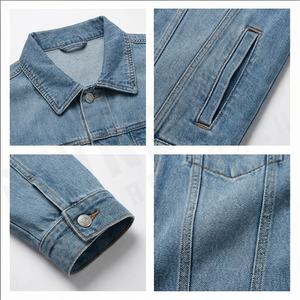 Haute Qualité Noir Denim Veste Lâche Plusieurs Poches Manteau Solide Lavé Jeans Vestes Pour Hommes Tendance Casual Denim Vestes Pour Hommes - Product Image 4