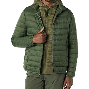 Doudoune Homme Tendance Brillante à Capuche Courte et Épaisse, Blouson d'Hiver Matelassé Brillant pour Homme 2025, Veste d'Hiver - Product Image 1