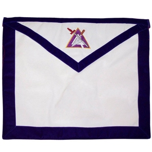 Parche de tela bordado reversível para delantal de Capítulo del Consejo del Arco Real, insignia ceremonial - Product Image 4