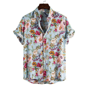 Camisa de playa para hombre, camisa informal con frente abierto, camisa de playa para hombre, ropa con cuello de estilo moderno, camisa de playa para hombre, camisa elegante con cuello de verano - Product Image 2