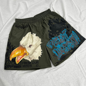 Premium Quality OEM ODM Service New Trendy Green Top Seller Made In Pakistan Soft Touch Fabric Competitive Price <b>Nylon</b> <b>Shorts</b> - Product Image 1