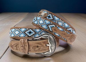 Casual Leather Women <b>Jean</b> <b>Work</b> Wear Belt Western Leather Stitching Tool Belt with Golden Buckle Lined Fancy Stitch Girls Belt - Product Image 5