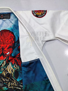 Kimono de Jiu-Jitsu Brésilien (BJJ) sur mesure 100% coton - Tissu durable et respirant en maille perlée 450 GSM, pantalon Ripstop 10 OZ - Product Image 2