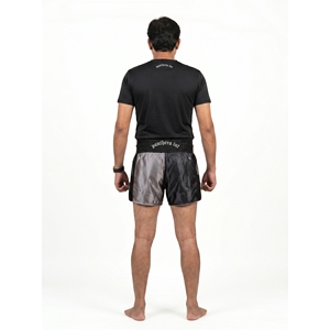 Pantalones Cortos de Muay Thai Personalizados de Micro Satén 100% Poliéster, Pantalones Cortos Tradicionales de Competición para Hombre, Venta al Por Mayor OEM - Product Image 2