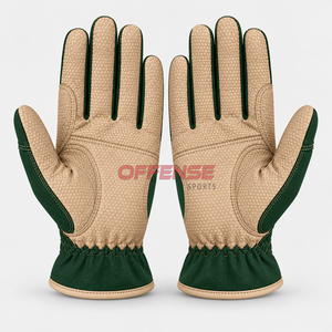 Gants d'équitation professionnels conçus avec des matériaux durables, des paumes texturées et un ajustement confortable pour l'entraînement et la compétition. - Product Image 2