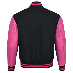 Classic Wear Varsity Jackets Breathable Crew Neck Collar Customized Logo Printing Full Sleeves College Baseball Jacket For <b>Men</b> - Product Image 4