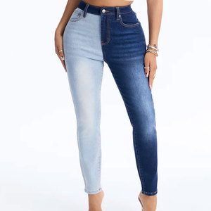 Denim Pencil Pants Women High Stretch <b>Elastic</b> Waist <b>Lace</b> up Jeans Slim Denims 2024 Streetwear Vintage Ankle Length Trousers - Product Image 1