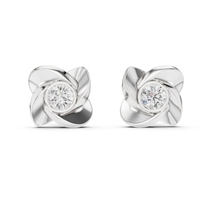 Best Price Luxury Floral Cluster Moissanite Diamond Earrings 925 Sterling <b>Silver</b> Wedding Gift For Women At Best Price - Product Image 3