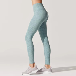 Leggings de fitness pour femmes, pantalons de yoga à taille haute, compression, extensibles, en nylon et élasthanne, vêtements de sport pour la course à pied - Product Image 4