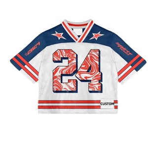 Maillots de rugby personnalisés pour femmes, édition joueur, à manches courtes, en maille, grande taille, avec impression sur mesure, faible MOQ - Product Image 4
