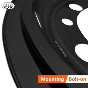 22.5X9/22.5X8.25 Enjoliveur de roue en acier inoxydable noir - Product Image 4