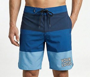 Pantalones Cortos de Playa de Secado Rápido Impermeables al por Mayor, Pantalones Cortos de Baño 100% Poliéster, Pantalones Casuales para Hombre - Product Image 1