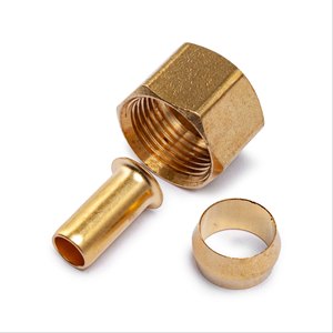 Raccord de compression en laiton 1/4 pouce, raccord de tube en laiton 1/4 pouce, raccord de plomberie - Product Image 6