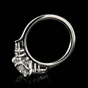 ขายส่งเครื่องประดับน่ารักสั่งทำได้ แหวนแต่งงานเพชรทรงมาร์คีส์ 14K ทองคำแท้ เพชรเพาะเลี้ยงจากห้องปฏิบัติการ แบบคลัสเตอร์และแบบโซลิแทร์ จากโรงงานโดยตรง - Product Image 3