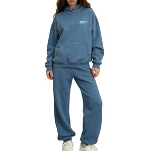 Survêtement pour femmes, respirant, hiver, adulte, personnalisable, 100% coton, haute qualité, nouveau, mélange de coton doux, tenue pour femmes - Product Image 1