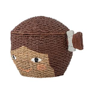 Cute <b>baby</b> face-shaped water hyacinth basket Handmade <b>Storage</b> Basket Wholesale eco-friendly Made in Vietnam - Product Image 3