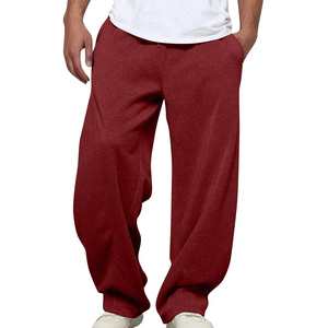 Pantalon de jogging cargo streetwear pour homme, coupe oversize et ample, multi-poches, en molleton de coton, décontracté, avec logo personnalisé - Product Image 5