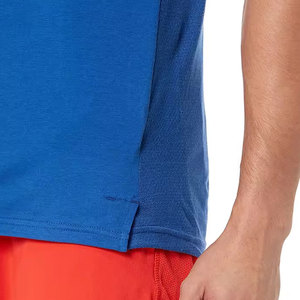 The Perfectionists Men's <b>Red</b> Sleeveless <b>Tank</b> <b>Top</b> O-Neck Polyester Quick Dry Solid Color Casual Workout Wear - Product Image 5