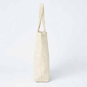 Wholesale Natural Blank Custom logo Printed Reusable Cotton <b>Canvas</b> <b>Tote</b> Bag Shopping Beach Bags - Product Image 3