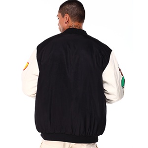 Chaquetas Universitarias de Moda para Hombre, Chaquetas de Béisbol con Logotipo Bordado Personalizado, Chaquetas de Invierno de Chenilla Resistentes al Viento y Transpirables, 100% Lana - Product Image 4
