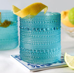 Verres à cocktail, à eau ou à jus rétro vintage en verre, cadeau <span class=keywords><strong>de</strong></span> luxe pour hôtesse ou <span class=keywords><strong>de</strong></span> déménagement, verre à vin gaufré - Product Image 1
