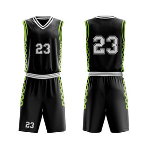 Ensemble d'uniformes de basket-ball personnalisés respirants, sans manches, avec short, impression numérique, 100% polyester, été - Product Image 6
