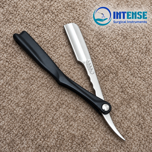 Professional Barber <b>Razor</b> <b>Set</b> with 3 Replacement Blades Stainless Steel Straight Edge Shaving <b>Razor</b> for Men Salon - Product Image 6