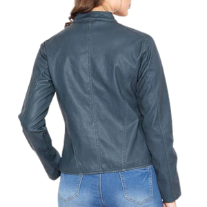 Women's Trending Plus Size Fashion Leather <b>Jacket</b> with Zipper Closure Outdoor Streetwear OEM Service For Autumn Winter Unisex - Product Image 2