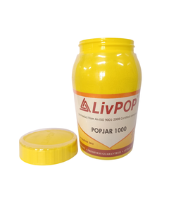 Frasco Livpop de 1000 ml, Frasco de Polipropileno Resistente, Recipiente de Almacenamiento de Plástico Personalizable, Frasco de Grado Alimenticio, Envase Hermético - Product Image 3