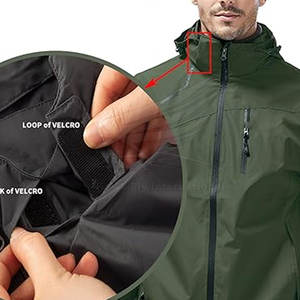 Chaqueta de Invierno Impermeable Personalizable de Alta Calidad para Hombre - Estilo Urbano con Logotipo Frontal, Capucha y Transpirable a Bajo Precio - Product Image 3